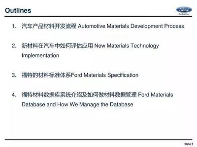 福特汽车材料正向开发流程体系(PPT解析)